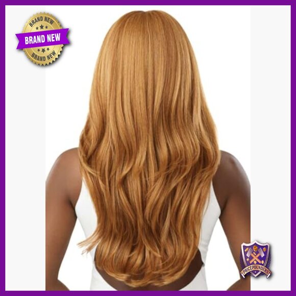 13x6 Lace Front Wig, Glueless Synthetic Hair, Pre-Plucked Hairline main image 2